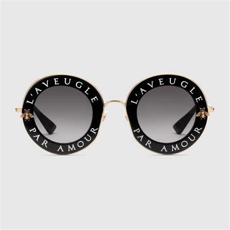 gucci round frame sunglasses mens|gucci round sunglasses women's.